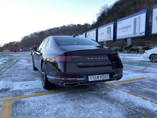 제네시스 G90. 장우진 기자